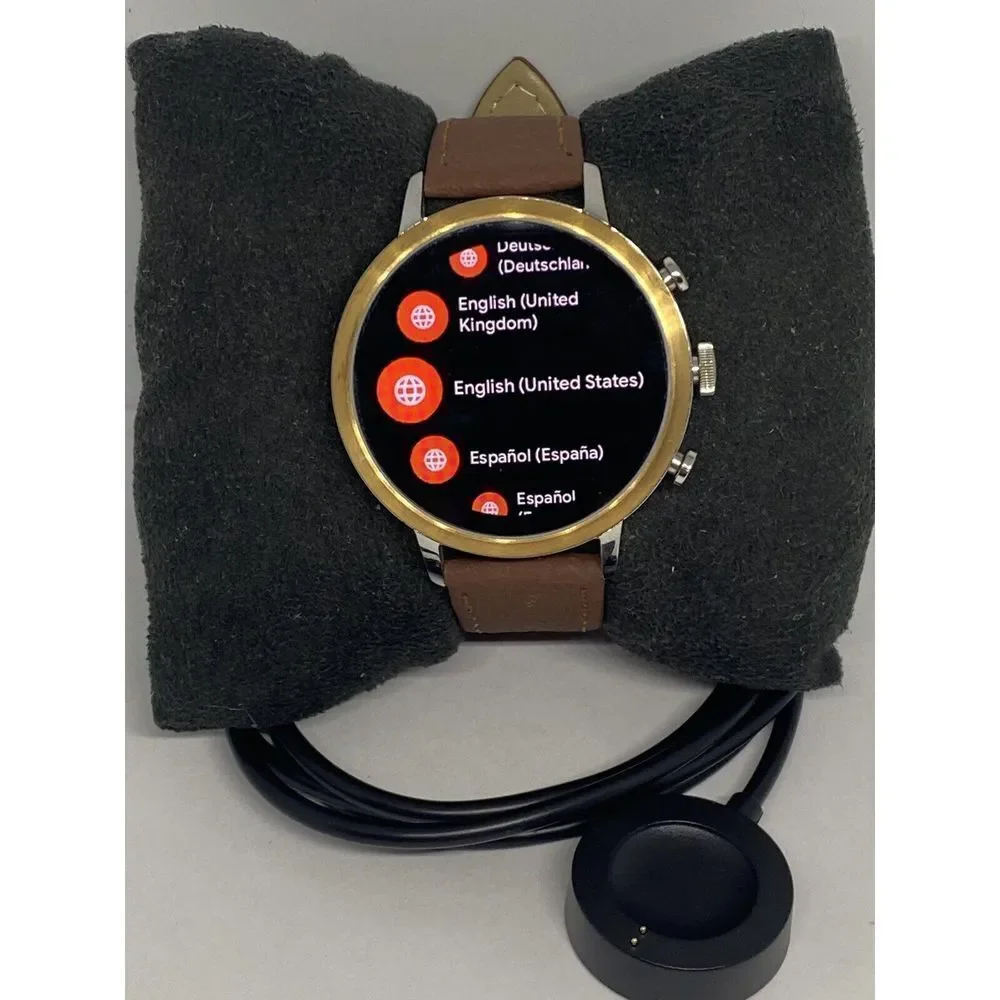 Fossil Gen 4 Authentic Digital Dial Smart Watch Custom Band FTW6016 AB506